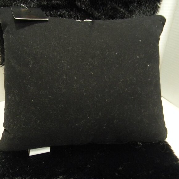 Spellbound Beaded Dancing Skeleton Decorative Throw Pillow Halloween Whimsy NWT - Picture 5 of 5